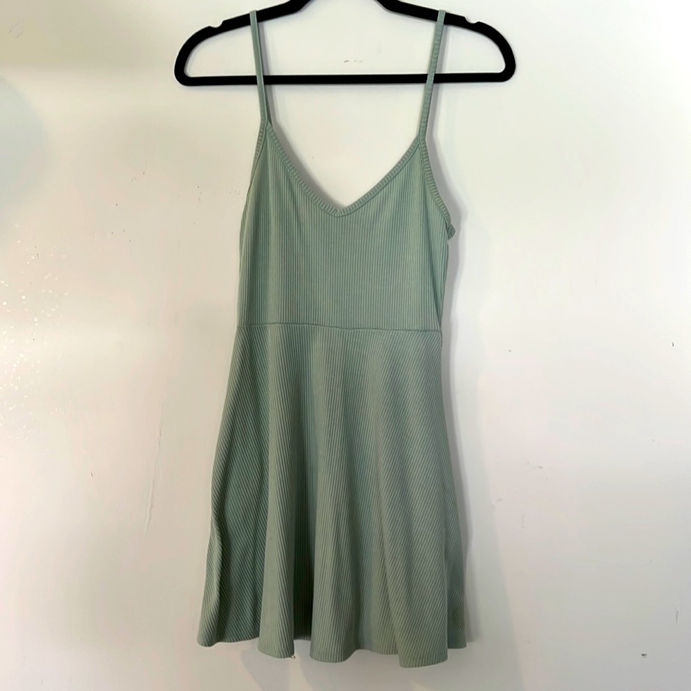 Ribbed summer tank top dress